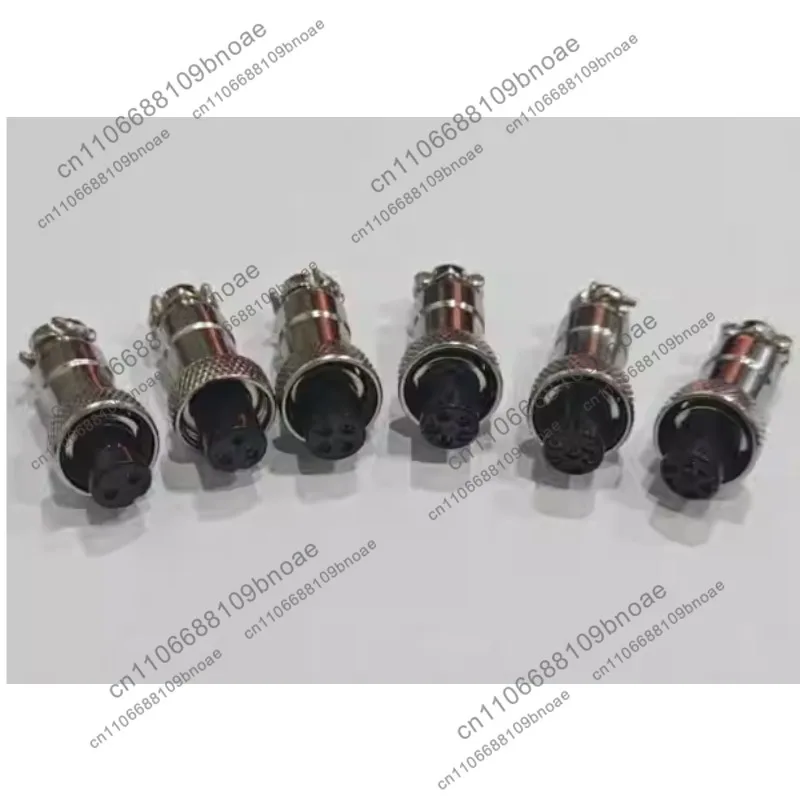 3pcs Female Plug (5.7MM Wire Hole) Accessories Aviation Socket GX12-2-3-4-5-6-7 Core Connector RS765-M12-12MM Connector