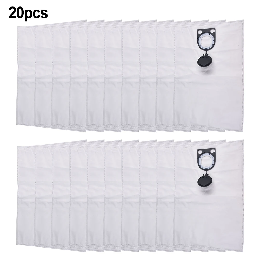 20PCS Vacuum Cleaner Dust Bags for Bosch GAS 15 HP GAS 15 PS GAS 20 L SFC Non-Woven Fabric Dust Bags Household Cleaning Tool
