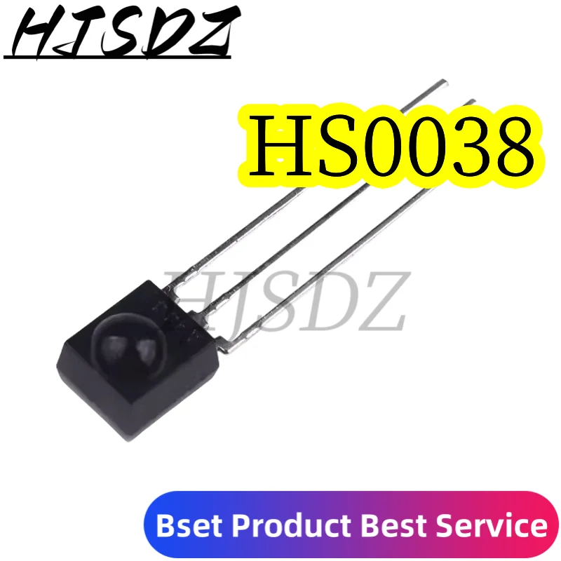 10PCS VS1838B HX1838 Vs0038 CHQB HS0038 Remote Receiver Tube Integrated Infrared Receiver Head