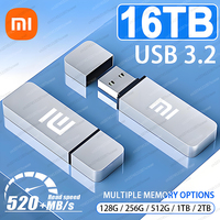 Xiaomi 16TB Flash Drive USB3.2 High Speed Transfer Metal Type C U Flash SSD Portable Mini Flash Drive Memory Waterproof U Drive