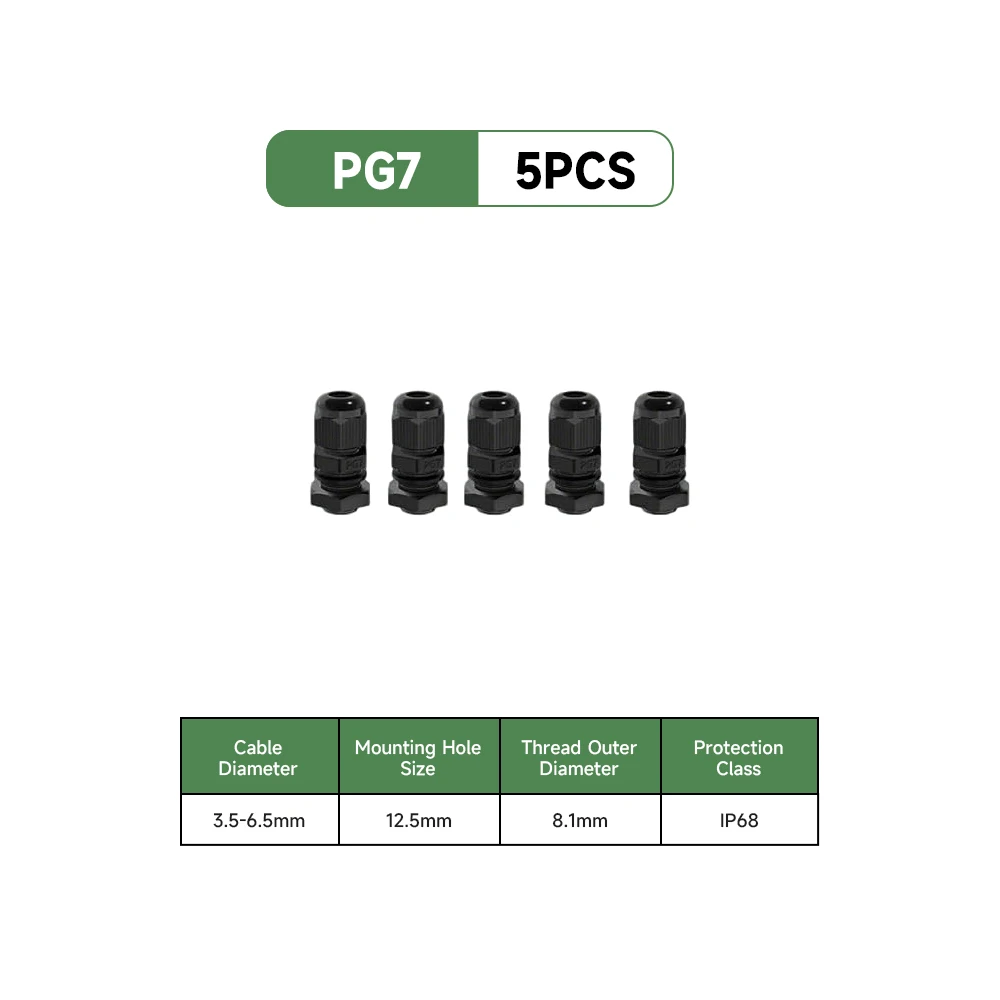 PG7-Black-5Pcs