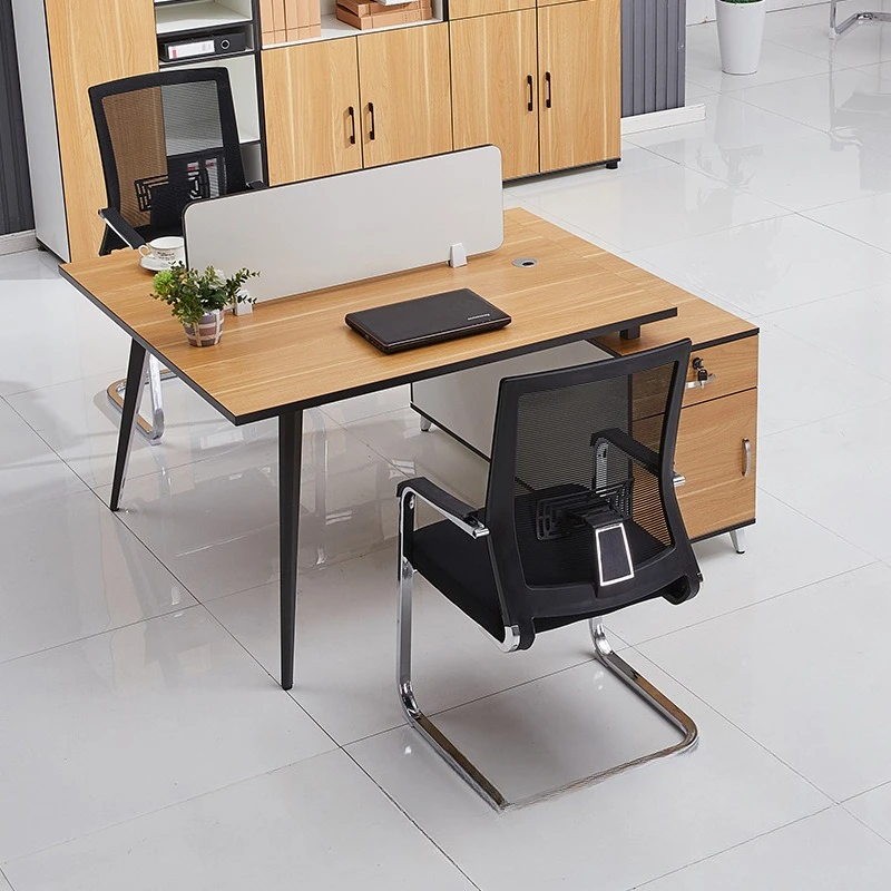 Office staff 2 person desk staff 4 person desk finance desk screen office work card space