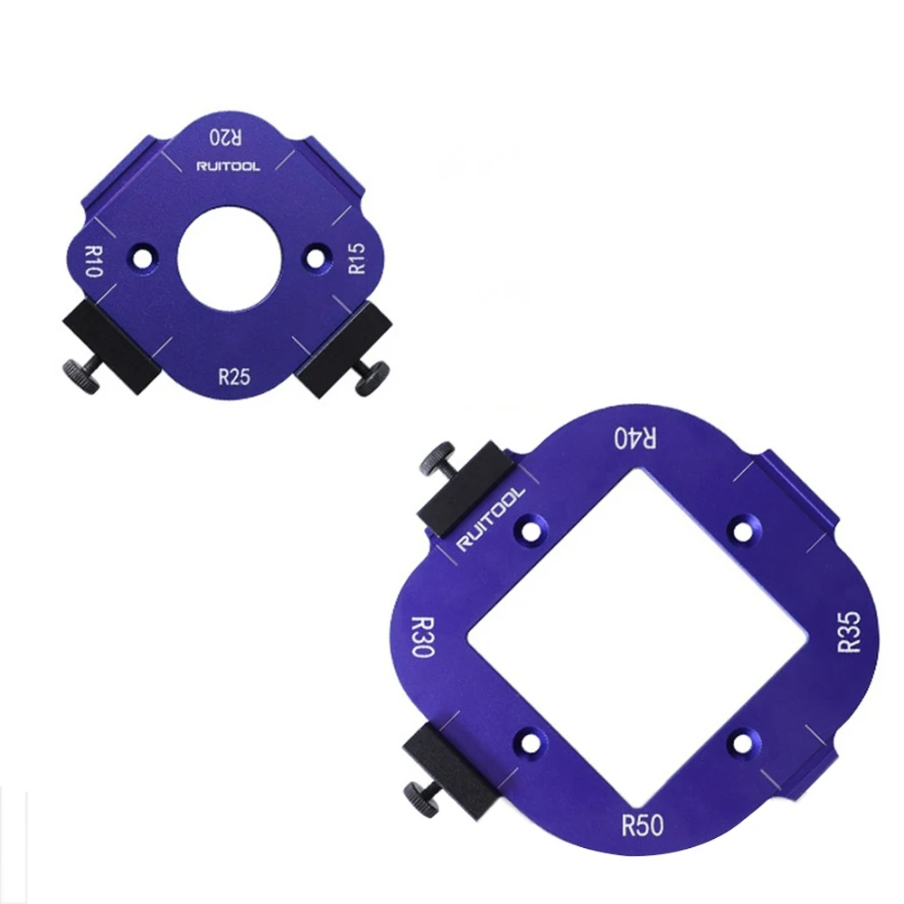 دليل قالب توجيه معدني لزاوية النجارة لتحديد المواقع السريعة لإطار الخشب الذي يمكنك صنعه بنفسك وتشكيل حافة الطاولة #1