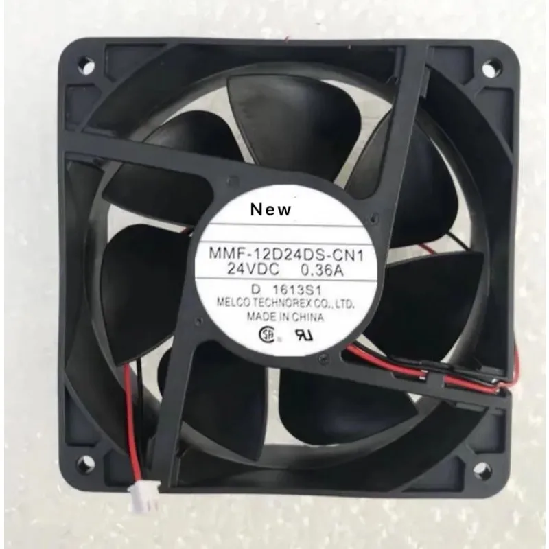 

Новый охлаждающий вентилятор MMF-12D24DS-CN1 MMF-12F24DS-CN1 24V DC 12038, осевой, для инверторных шкафов, бесшумный