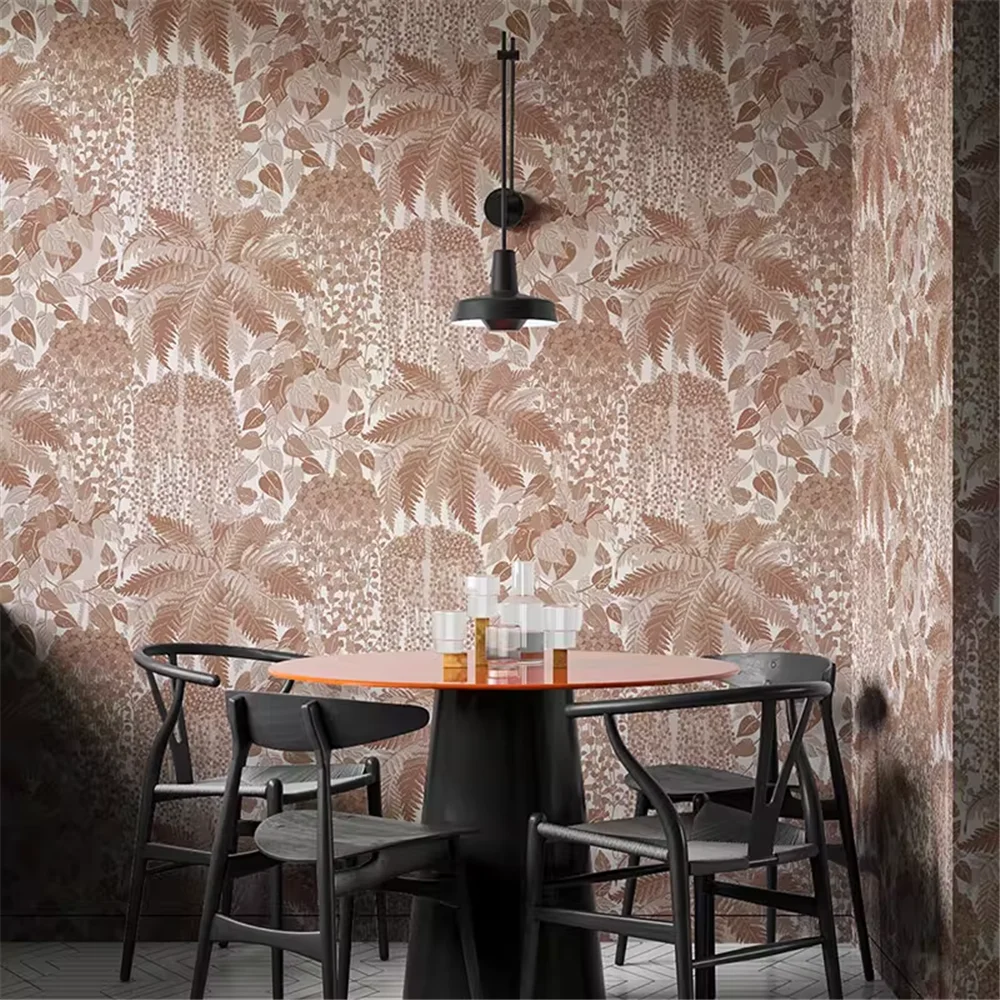 

Пользовательские обои Юго-Восточной Азии, наклейки на стену, тропический лес, настенная бумага, фон для отеля, ресторана, украшение дома