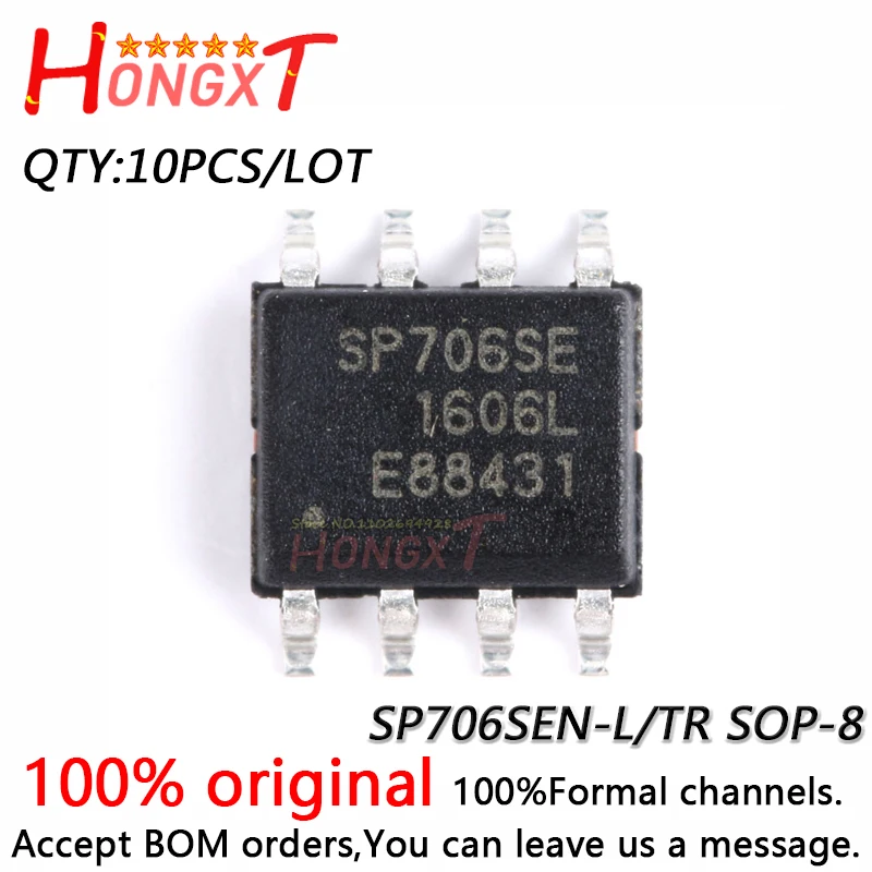 10PCS 100% NEW  MaxLinear SP706SEN-L/TR SOP-8.Chipset