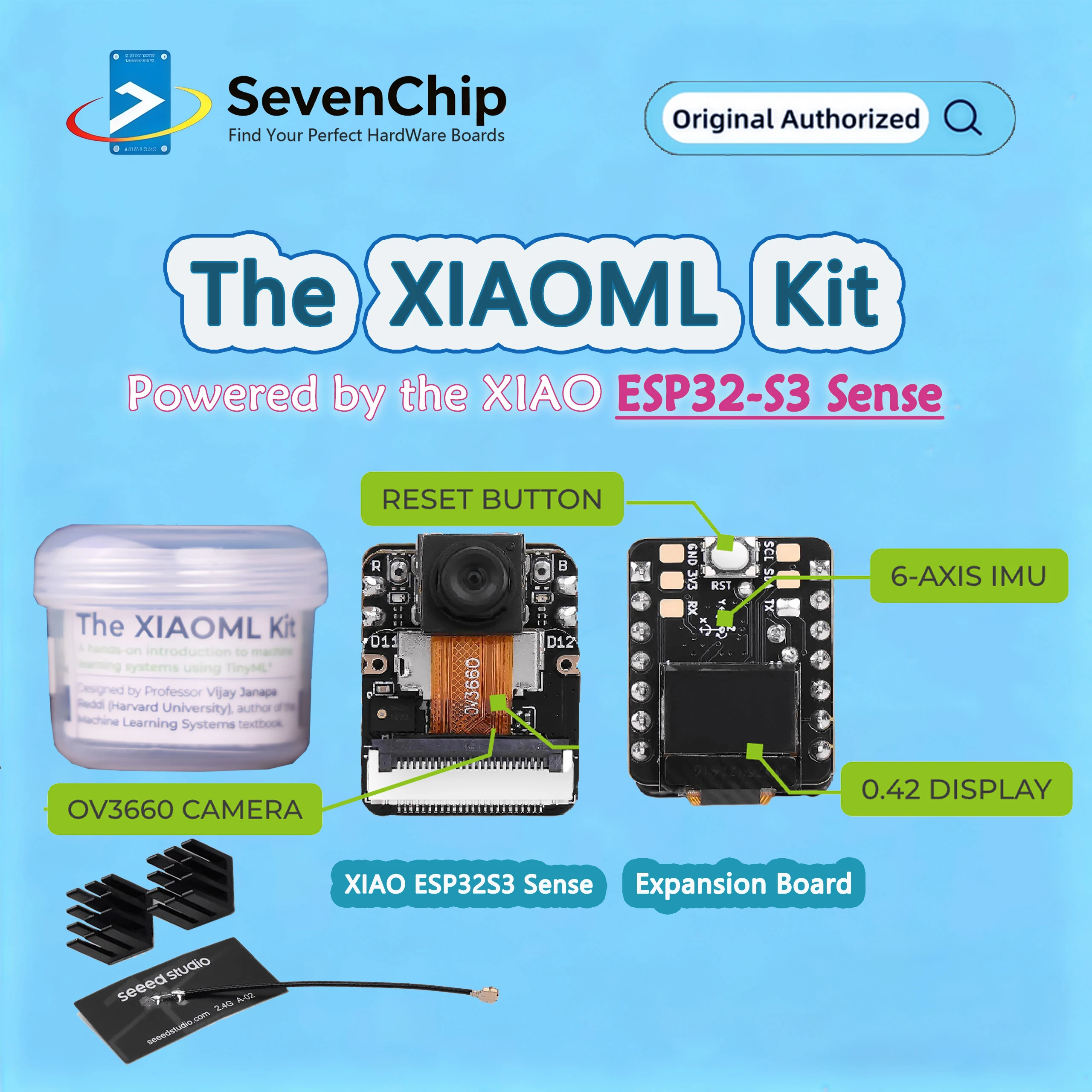 Doit Esp32 - Seeed The XIAOML Kit, angetrieben vom