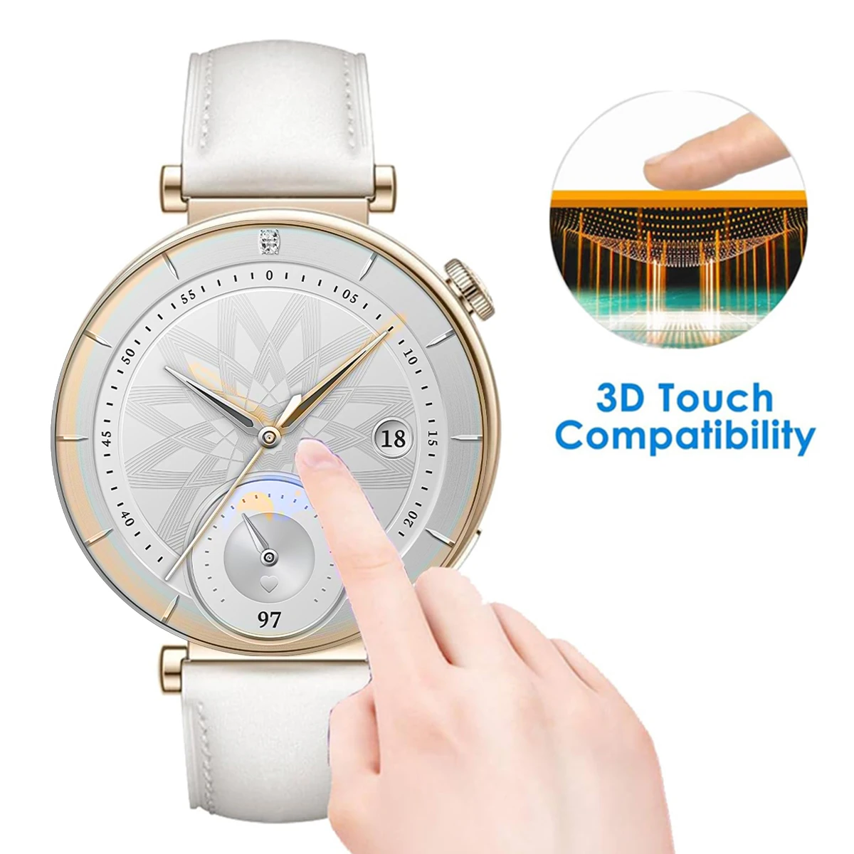 1-5PCS Tempered Glass For Huawei Watch GT5 Pro GT 5 46mm 42mm Easy Install Tool Screen For Huawei Watch GT4 41mm 46mm - view 5
