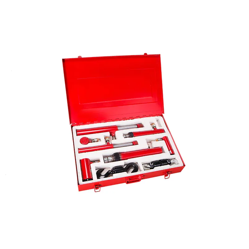 Hot Sale 7 Pc Hydraulic Tie Bar Tool Kit Auto Body Frame Repair Kit Hydraulic Repair Ram Kits