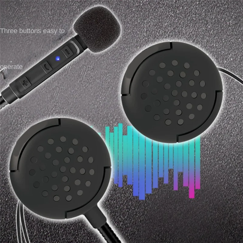 

M1 Motorbike Motorcycle Helmet Headset Auto Answer Support 2 Phones Wireless Bluetooth Connection Super Sound Quality