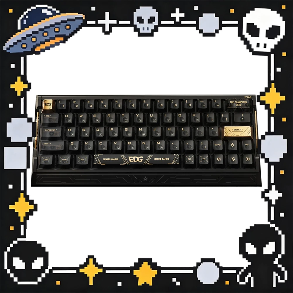 IQUNIX EV63 EDG Magnetic Switch Gaming Keyboard 64 Keys Wired Aluminum Hall Effect Keyboard for PC Competitive Gaming