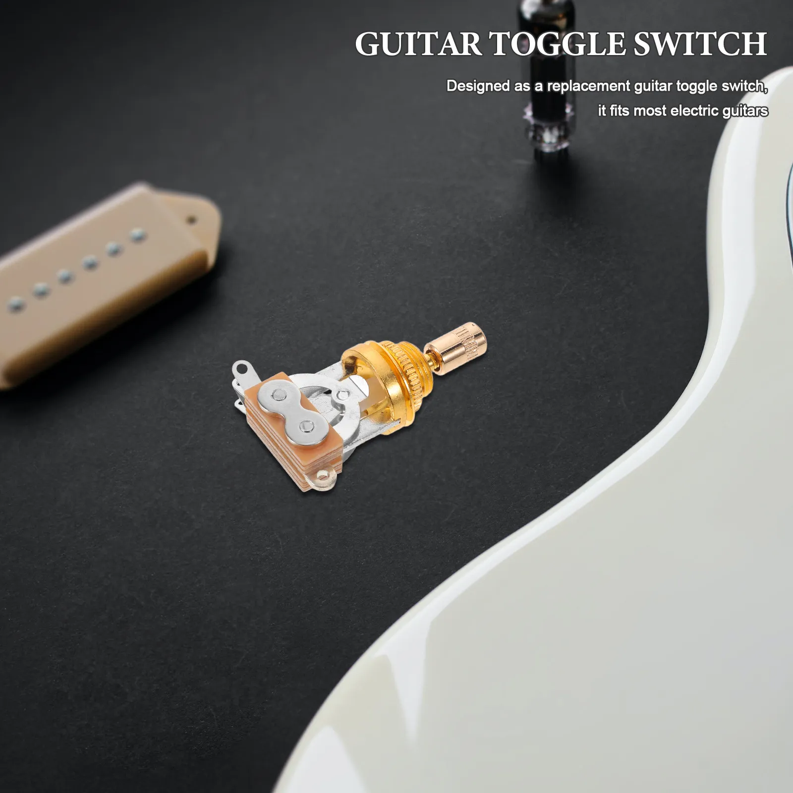 

Трехпозиционный переключатель для гитары с цилиндрической металлической ручкой-кнопкой для замены селектора звукоснимателей электрогитары: высокая чувствительность, простота установки