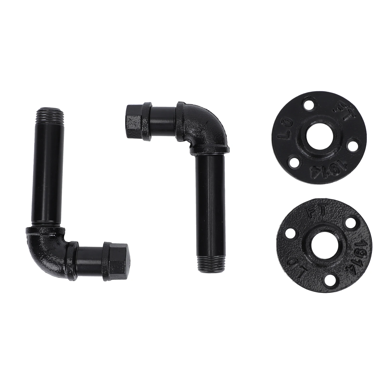 

2Pcs Iron Rack Retro Coat Hook Display Stand Home Bar Restaurant Decor Holder Beer Shelf Stable Practical