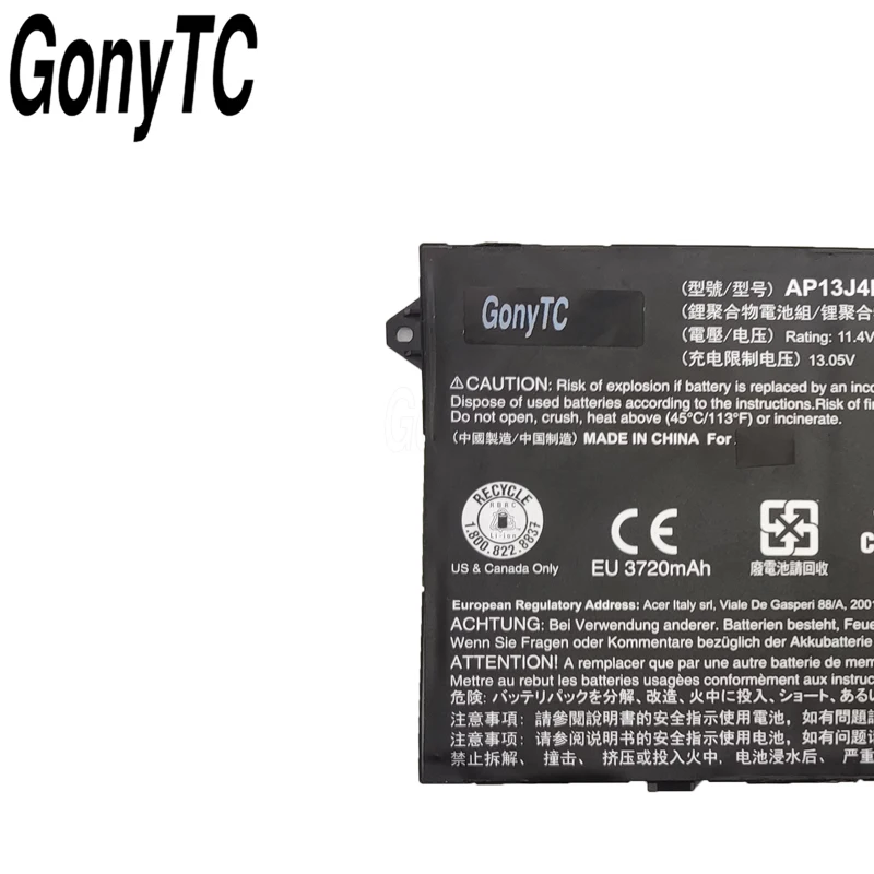 AP13J4K Dài Dòng Pin Chính Hãng Dùng Cho Acer Chromebook AP13J3K C720 C720P C740 C720-2844 C740-C5U9 ZU12029-13020