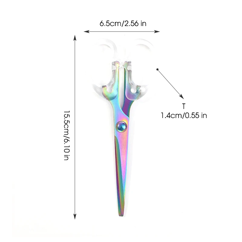 Imagem -06 - Tesoura Acrílica Alça Transparente Ouro Prata Colorida Afiada Cozinha Papelaria de Escritório Corte de Papel Costura de Poda Aço Inoxidável