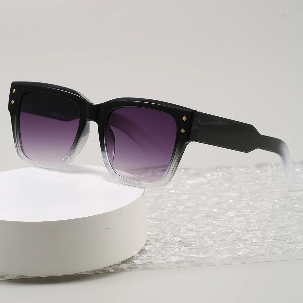 Retro Schwarze Eckige Sonnenbrillen Luxus-Sonnenbrillen 2026 Für Herren Designer Luxusmarke Eckige Sonnenbrillen Herren Damen Brillen