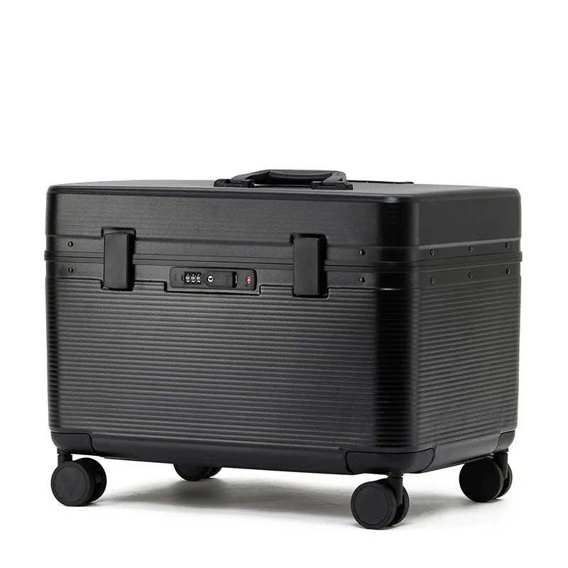 New pilot style clamshell small aluminum frame photography trolley case 20/22 inch horizontal suitcase GZ RTS batch mixed purcha