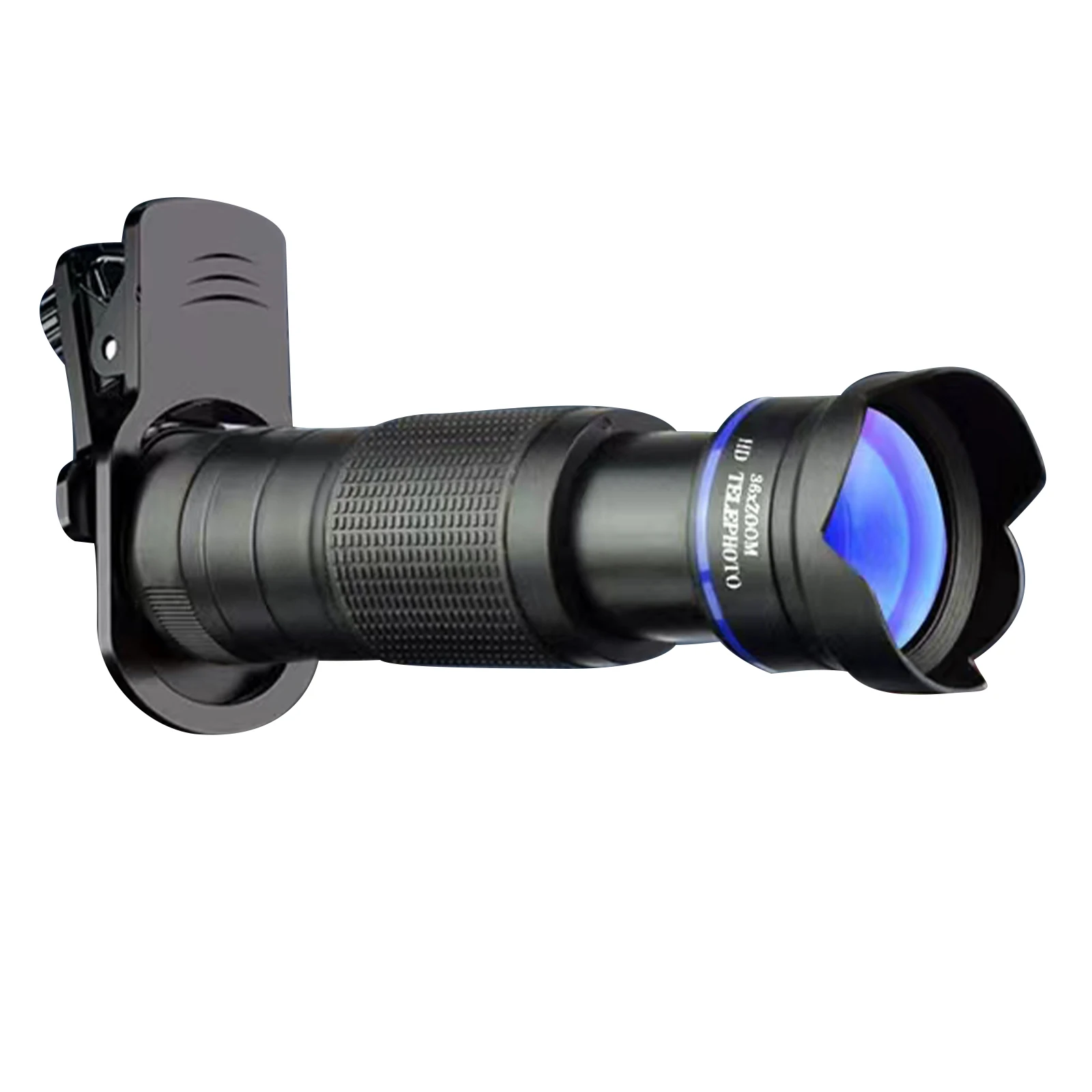 

36-кратный объектив для камеры мобильного телефона, телеобъектив для камеры телефона с зажимом, оптический объектив для телескопа для кемпинга, охоты, спорта