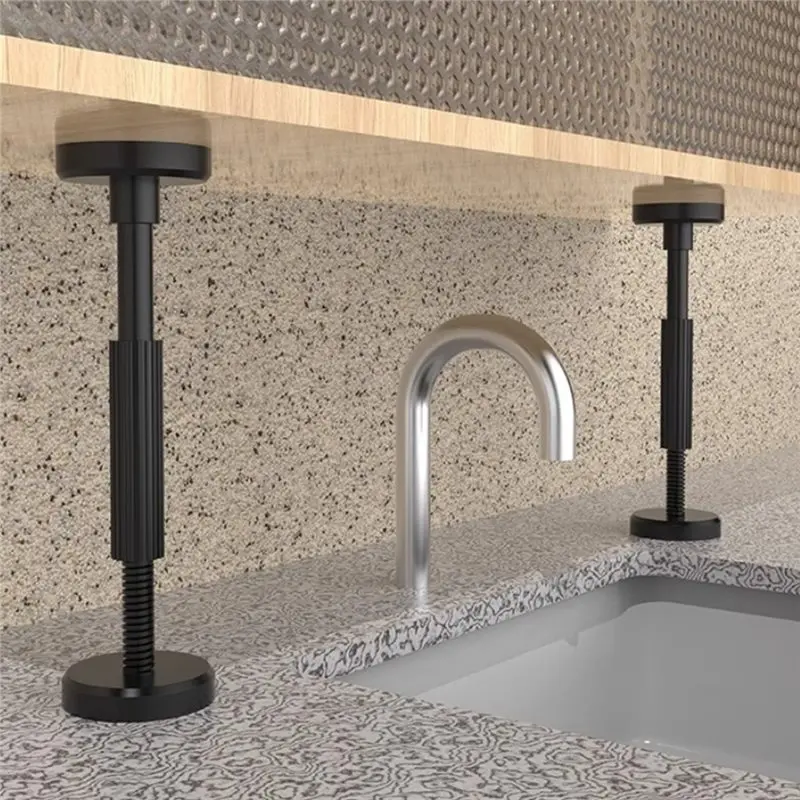 A02M-Telescopic Cabinet Support Rods 18 To 45 Cm Adjustable Nylon Material 100Kg Load Capacity For Kitchen Or Bathroom
