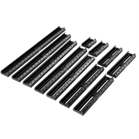 CNC Machined Black Anodize Dovetail Accessory Bar Scope Handle Telescope Accessories 70mm-445mm