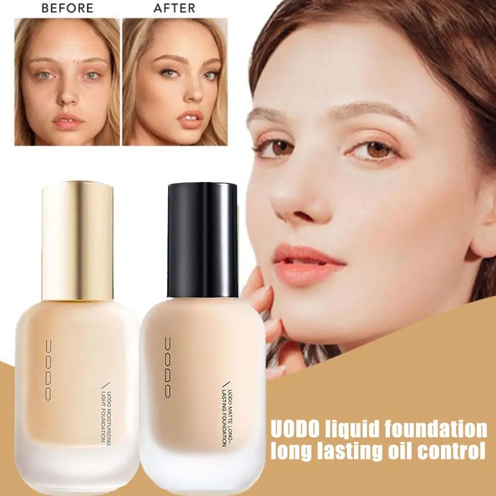 UODO Liquid Foundation Concealer Long-lasting BB Cream Waterproof For A Lasting Bright Dry To Oily Skin Care 30ml