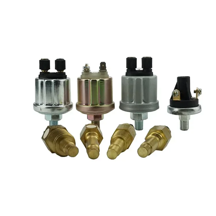 

1/2 NPT 1/8 NPT 0-10 Bar Engine VDO Oil Pressure Temp Sensor Watar Temperature Sender 5pcs