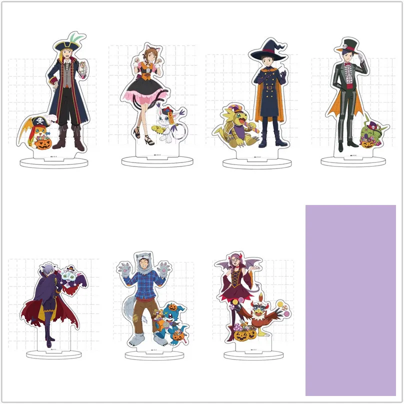 Game Digimon Adventure Acrylic Stand Doll Anime Armadimon Wormmon Hawkmon Tailmon Figure Model Plate Cosplay Toy for Gift