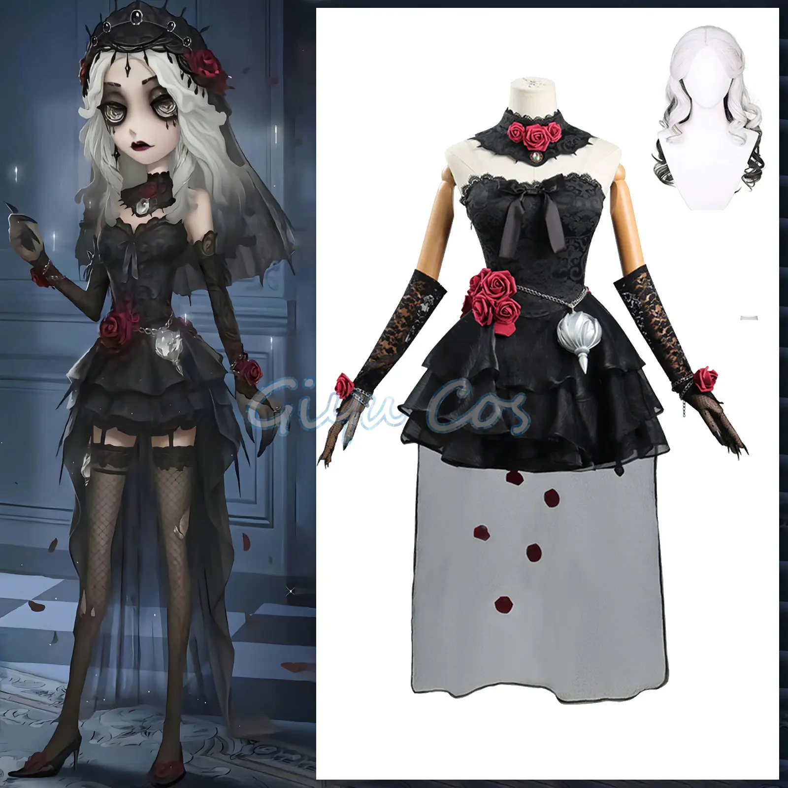 

Stay the night Cosplay Costume Adult Carnival Wig Anime Halloween Party Costumes Masquerade Women Game Uniform