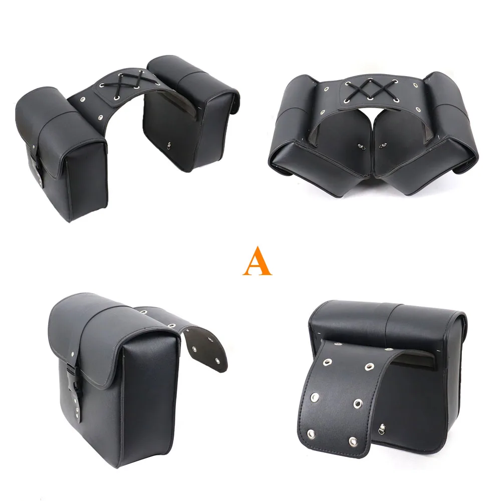 

Мотоциклетная сумка-кофр для путешествий, боковая сумка для инструментов, кожаная сумка для хранения, багажная сумка из ПУ кожи, задний кофр для мотоцикла