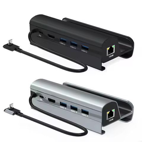 920L USB Type-C Docking Station for Steam Deck 4k60hz USB3.0 PD60W Charging 1000M Ethernet Dock Station For Gaming Deck PC