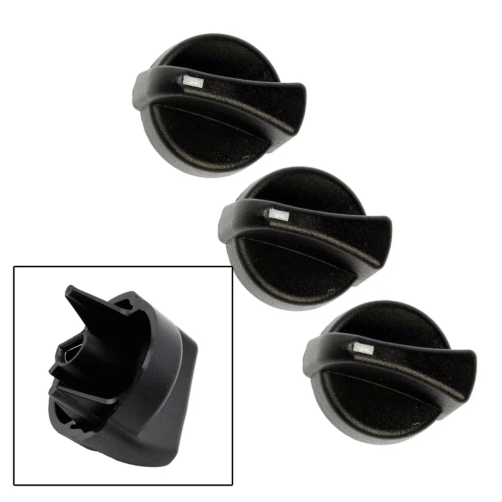 3Pcs Heat Control Knob For Peterbilt 1987-2010 AC Heater Blower Fan Control Knobs 121-0001-000 Car Original Accessories