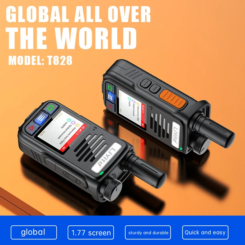 portable long range POC two way radio 4G Global communication camping hotel resturant with FCC certMOTOR use LIYITO