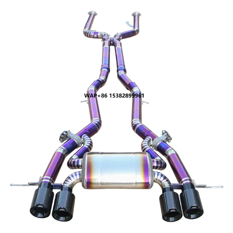 Titanium Tuning Muffler Car Exhaust System Valvetronic Valve for  G82 M4 & G80 M3 Premium Quality Exhaust Pipes