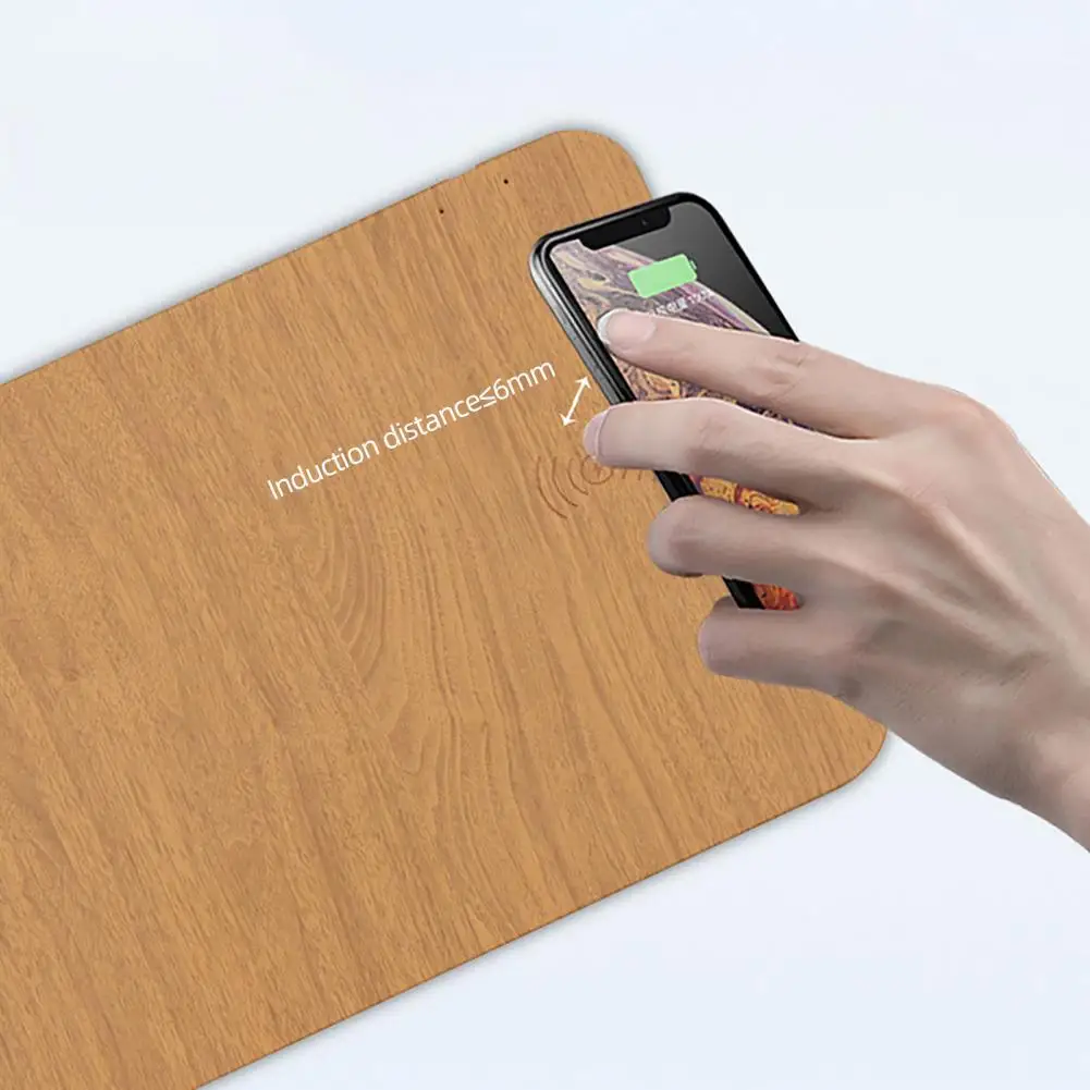 عالية الجودة متعددة الدوائر لينة شاحن لاسلكي ماوس حصيرة تشى متعددة الوظائف شحن لاسلكي لوحة الماوس #4