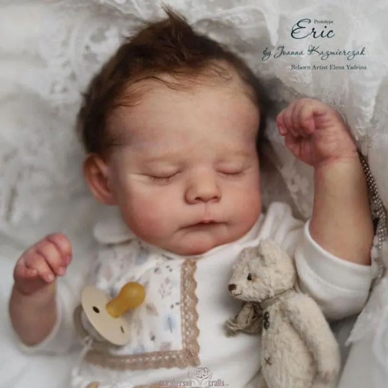 21 Inch Unassembled Sleeping Doll Kit Eric Unpainted Blank Color  DIY Accessories