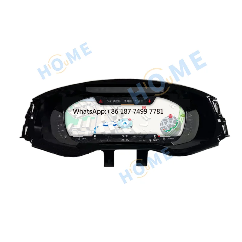 

LCD Speedometer Digital Dashboard Panel Virtual Instrument Cluster CockPit for ... 2016-2018 Navigation