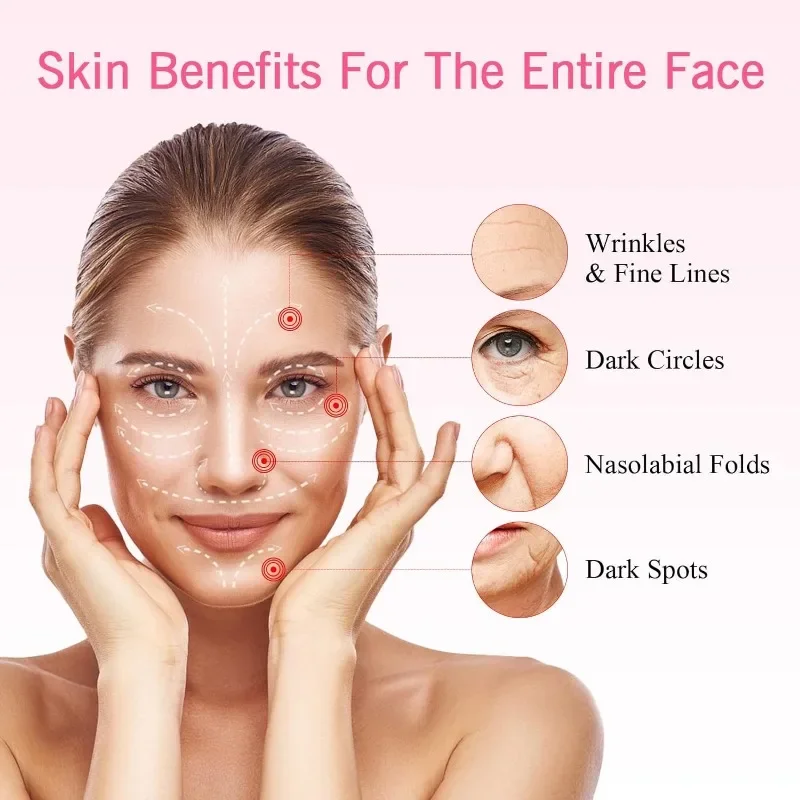 4 in 1 フェイシャル 360 °   リフティングデバイスマイクロカレント赤色光フェイシャルワンドアイマッサージャー肌引き締め抗しわスキンケア美容