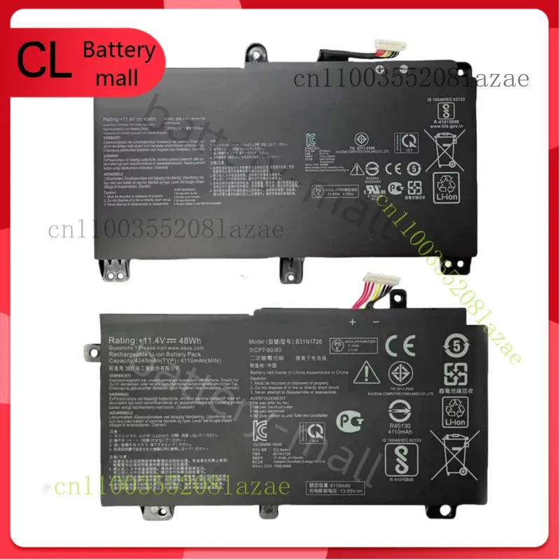 

Q Original B31N1726 48W Battery For ASUS FX504 FX504GD FX505GM FX505GE FX80GD FX86