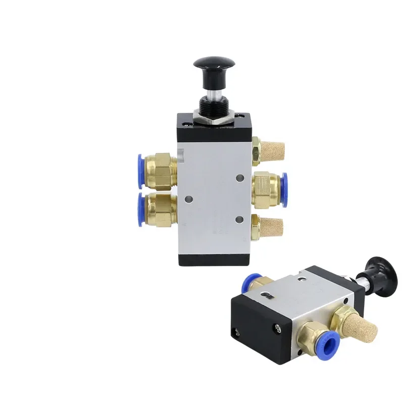 Magnetventil 3/2 way Manual control valve Pneumatic hand pull push valve 3R110-06 3R210-08 Port 1/8 1/4 4R310-10 3/8 3R410-15 1/2 wit Pneumatik — Detail 3