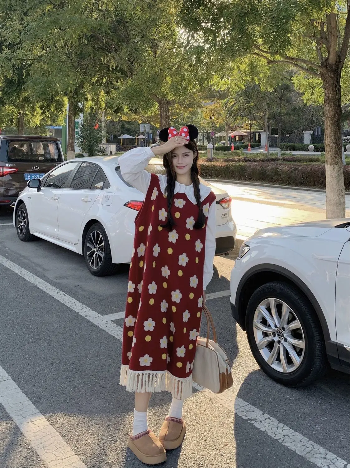 Knitted Sleeveless Dresses For Woman Party Wedding Womens Autumn Slim-Fitting Stand-Up Edgy Officewear V-Nek Casual Hooded Solid