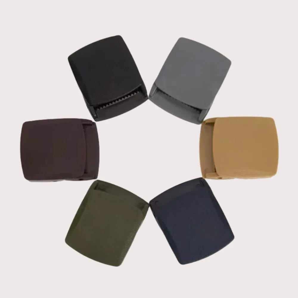 Casual Replacement Belt Automatic Buckles Plastic Steel Craft DIY 38mm Buckle Auto Waistband Head