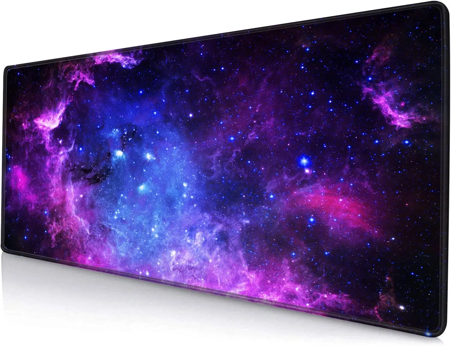 Dazzling Galaxy Gaming Mouse Pad Large Non-Slip Rubber Base Mausepad Stitched Edges Keyboard desk Mat 40*90cm standard carpet