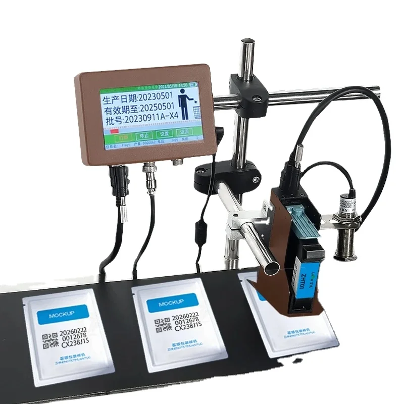 Low Cost Thermal Transfer Printer for Small Business Product Label Barcode Production Line