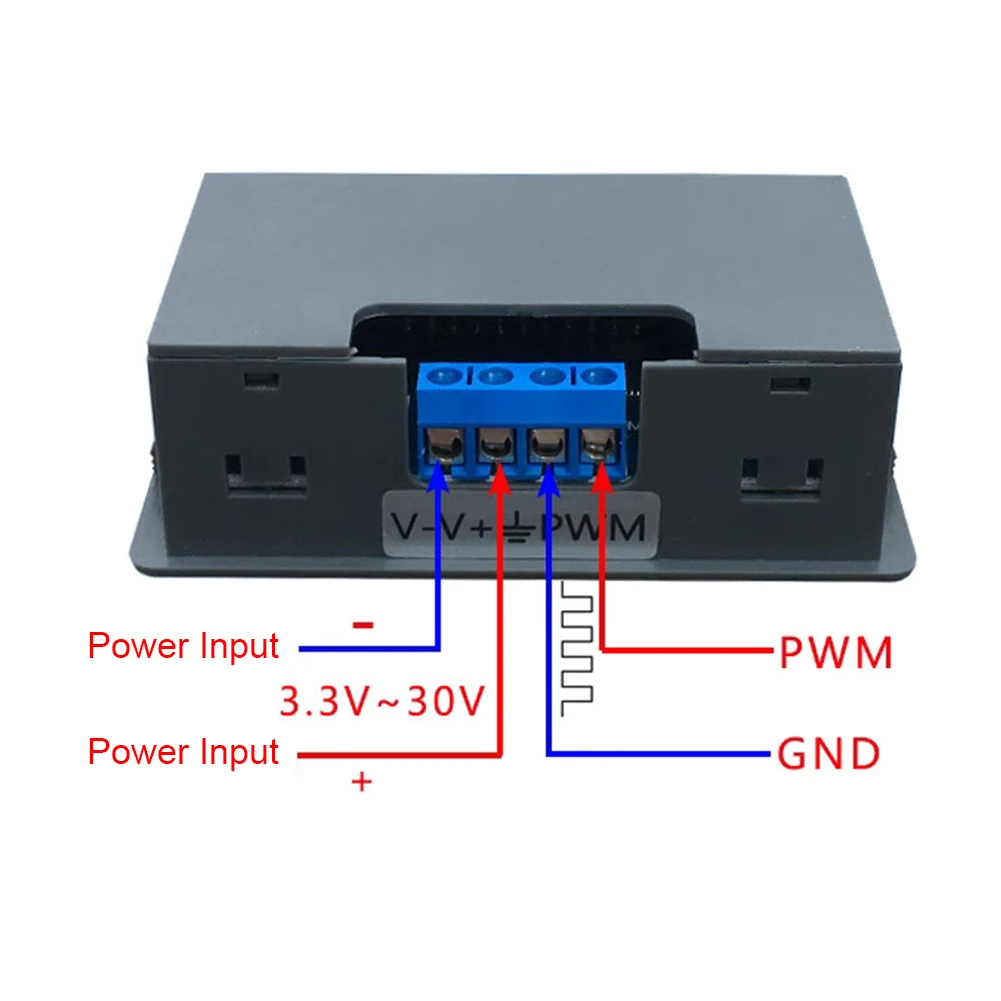 PWM Signal Generator Module Dual System Rectangular Wave Signal Generator Adjustable Output High Precision Electronic Components