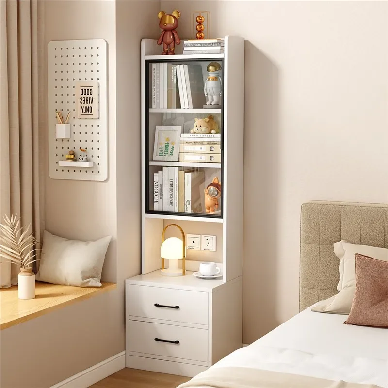 mesita-de-noche-de-madera-maciza-mueble-de-almacenamiento-para-la-mesita-de-noche-estanteria-alta-estanteria-de-suelo-libreria-con-cajones-mueble-pequeno-y-estrecho-para-el-dormitorio-estanteria-con-diseno-de-grietas