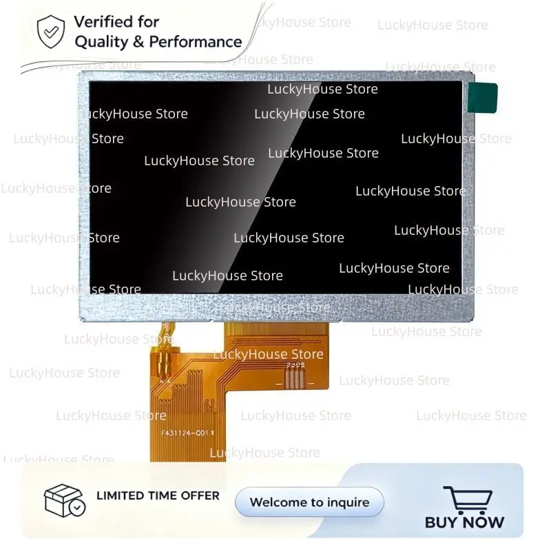 Brand New LCD Touch Screen, 4.3 Inch, for Fish Finder, Video Door Phone, Elderly Media Player, Car Dash Cam
