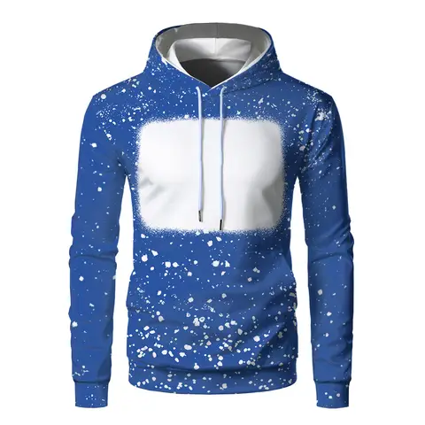 Sublimering Hoodies Blanks 100% Polyester Sweatshirt Pullover Partihandel Lösa Kläder för Värmeöverföringstryck 10 best sales tomma hoodies - №3