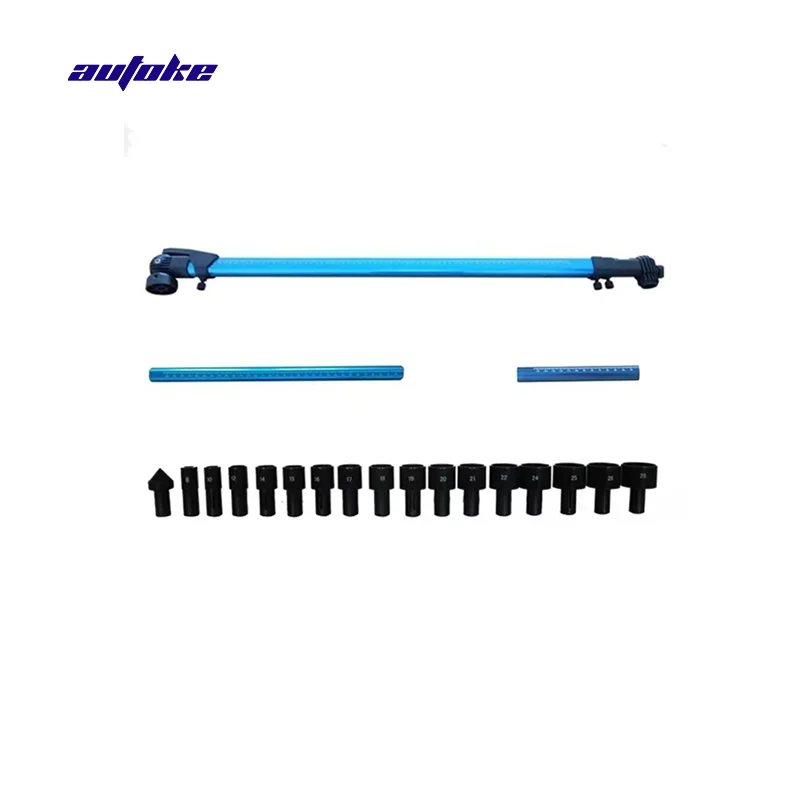 Autoke Steel Car Body Repair Kit with 2D Measuring System & Sheet Metal Measuring Ruler Essential Body Repair Equipment
