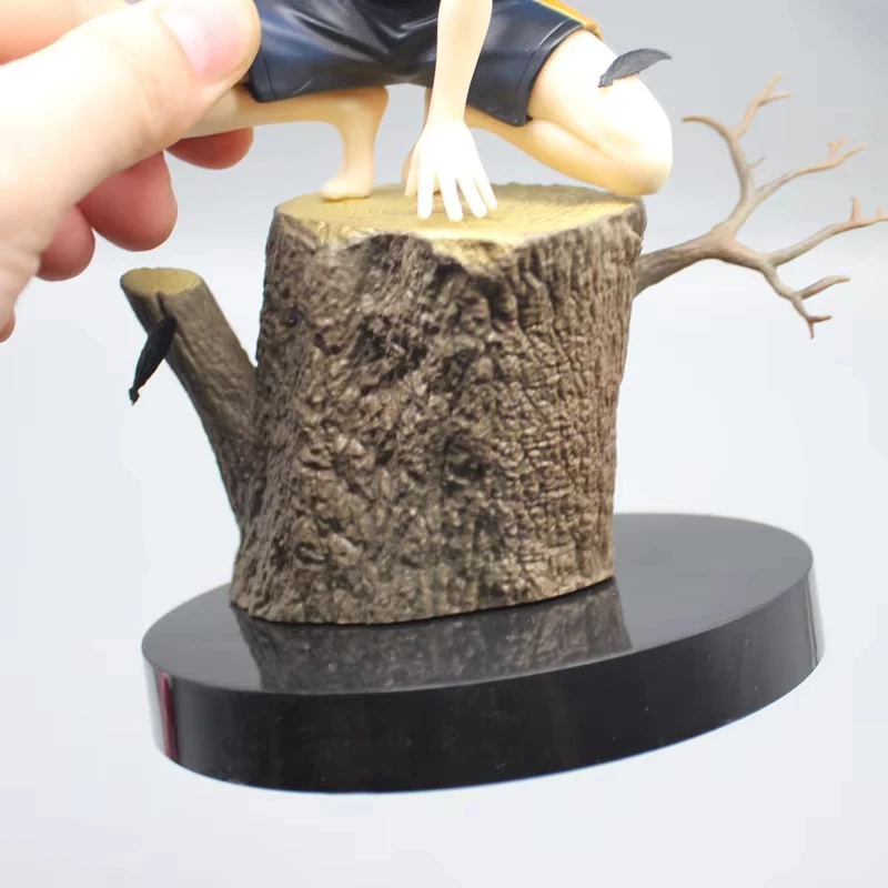 22cm haikyuu hinata shoyo vôlei pequeno sol anime figura modelo estátua meninos coleção decoração de mesa ornamento brinquedos presentes