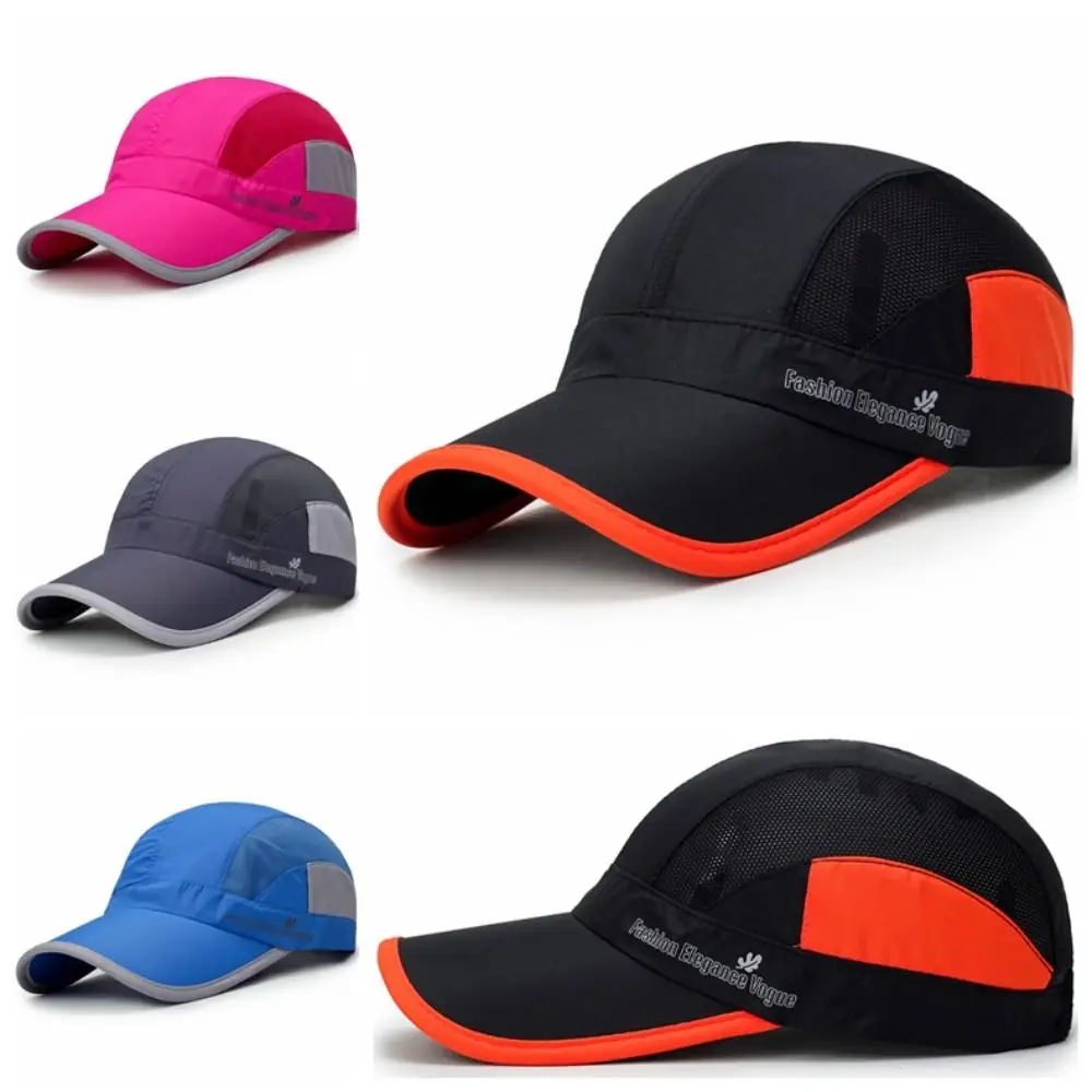 Sports Cap Adjustable Baseball Cap Quick Drying Sun Protection Golf Cap Sun Shade Snapback Fishing Hat Running Camping